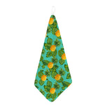 Palm Leaf Pineapple Pattern Print Hand Towel