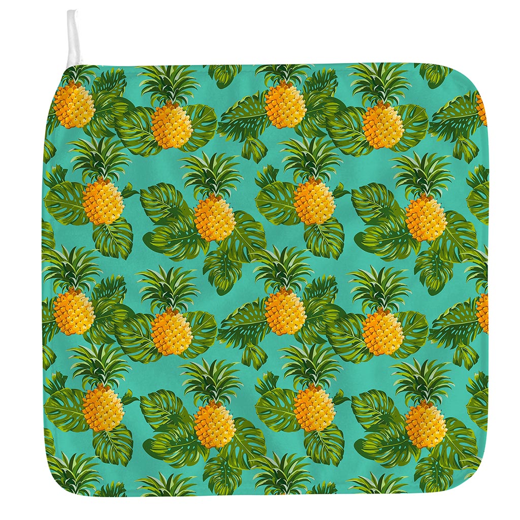 Palm Leaf Pineapple Pattern Print Hand Towel