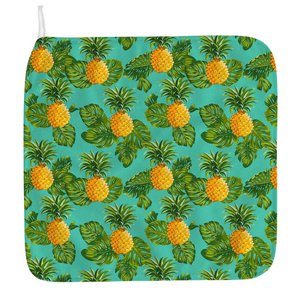 Palm Leaf Pineapple Pattern Print Hand Towel