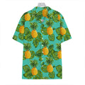 Palm Leaf Pineapple Pattern Print Hawaiian Shirt