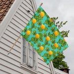Palm Leaf Pineapple Pattern Print House Flag