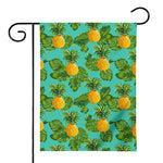 Palm Leaf Pineapple Pattern Print House Flag