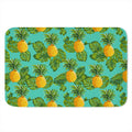 Palm Leaf Pineapple Pattern Print Indoor Door Mat