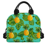 Palm Leaf Pineapple Pattern Print Insulated Lunch Bag