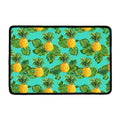 Palm Leaf Pineapple Pattern Print Kitchen Mat