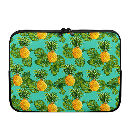 Palm Leaf Pineapple Pattern Print Laptop Sleeve