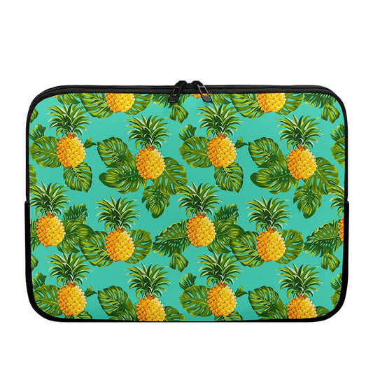 Palm Leaf Pineapple Pattern Print Laptop Sleeve