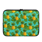 Palm Leaf Pineapple Pattern Print Laptop Sleeve