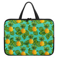Palm Leaf Pineapple Pattern Print Laptop Sleeve With Handle