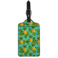 Palm Leaf Pineapple Pattern Print Luggage Tag