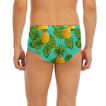 Palm Leaf Pineapple Pattern Print Men's Briefs