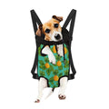 Palm Leaf Pineapple Pattern Print Pet Carrier Backpack