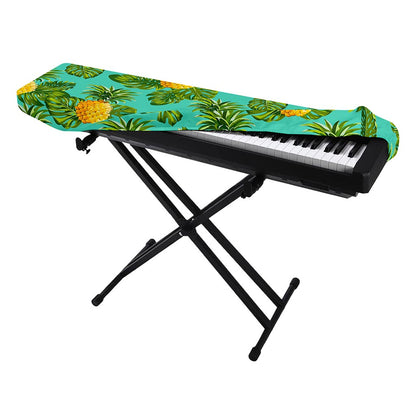 Palm Leaf Pineapple Pattern Print Piano Keyboard Cover