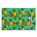 Palm Leaf Pineapple Pattern Print Placemat