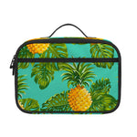 Palm Leaf Pineapple Pattern Print Portable Lunch Bag