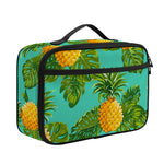Palm Leaf Pineapple Pattern Print Portable Lunch Bag