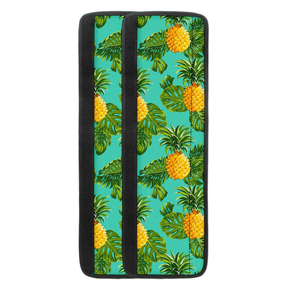 Palm Leaf Pineapple Pattern Print Refrigerator Handle Covers