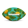 Palm Leaf Pineapple Pattern Print Rugby Ball