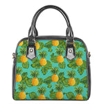 Palm Leaf Pineapple Pattern Print Shoulder Handbag