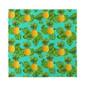 Palm Leaf Pineapple Pattern Print Silk Bandana