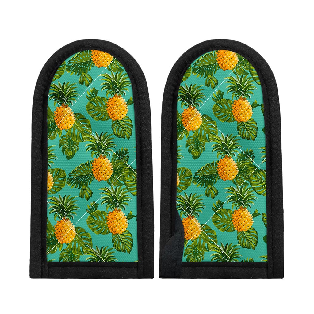 Palm Leaf Pineapple Pattern Print Skillet Handle Cover