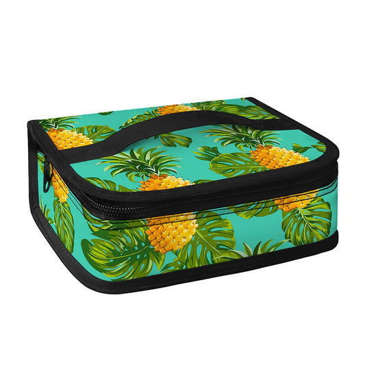 Palm Leaf Pineapple Pattern Print Small Lunch Bag