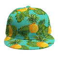 Palm Leaf Pineapple Pattern Print Snapback Cap