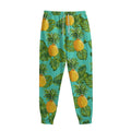 Palm Leaf Pineapple Pattern Print Sweatpants