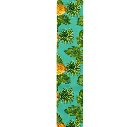 Palm Leaf Pineapple Pattern Print Table Runner