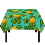 Palm Leaf Pineapple Pattern Print Tablecloth