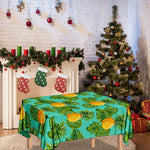 Palm Leaf Pineapple Pattern Print Tablecloth