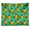 Palm Leaf Pineapple Pattern Print Tapestry