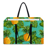 Palm Leaf Pineapple Pattern Print Utility Tote Bag