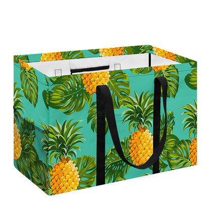 Palm Leaf Pineapple Pattern Print Utility Tote Bag