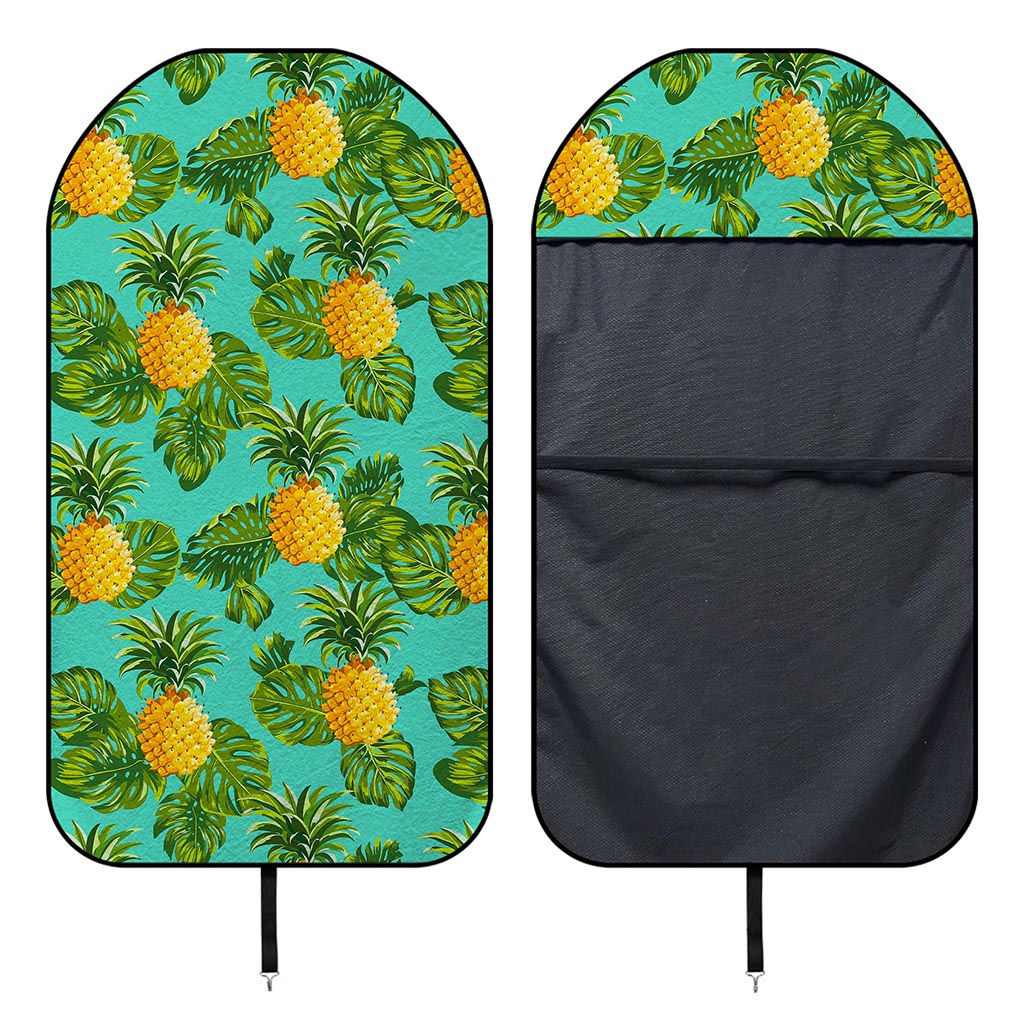 Palm Leaf Pineapple Pattern Print Waterproof Car Seat Cover