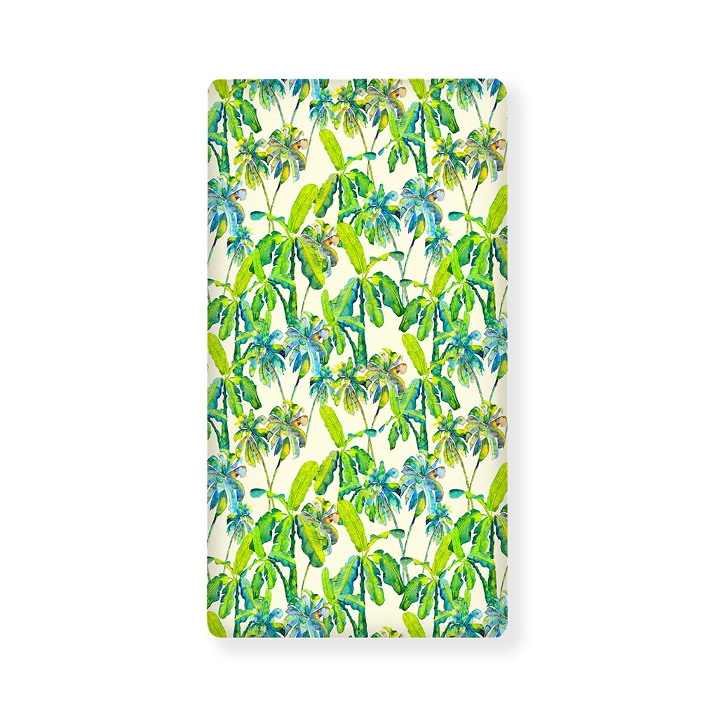 Palm Tree Banana Pattern Print Baby Crib Sheet