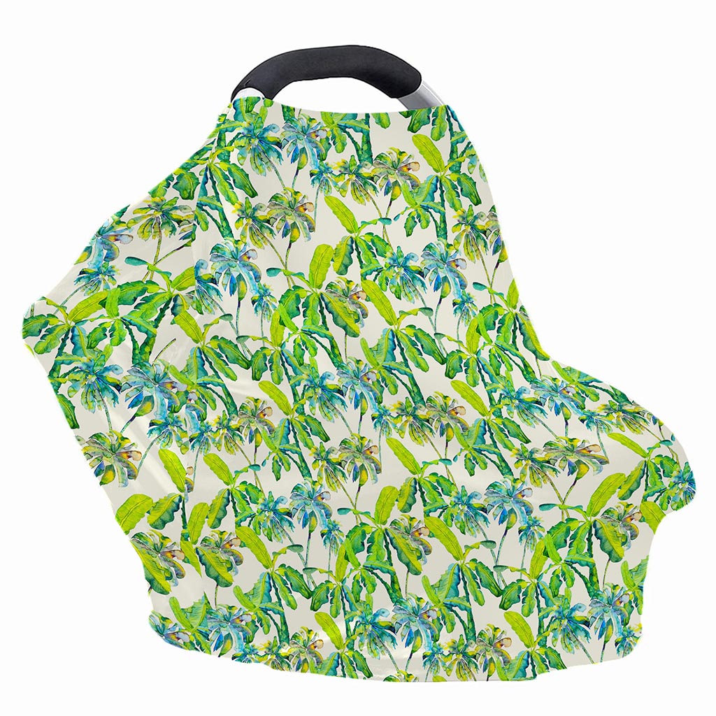 Palm Tree Banana Pattern Print Baby Seat Cover