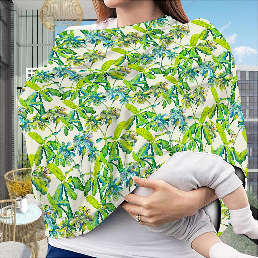 Palm Tree Banana Pattern Print Baby Seat Cover
