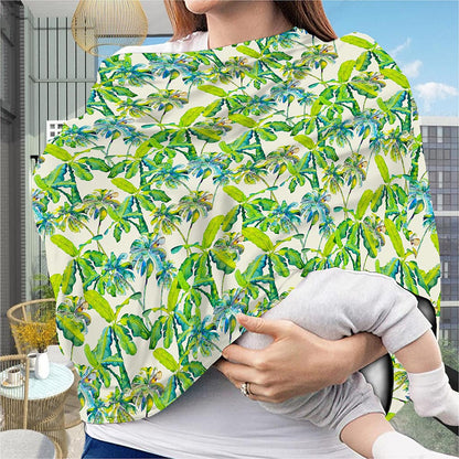 Palm Tree Banana Pattern Print Baby Seat Cover