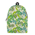 Palm Tree Banana Pattern Print School Backpack