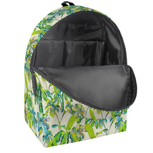 Palm Tree Banana Pattern Print Backpack