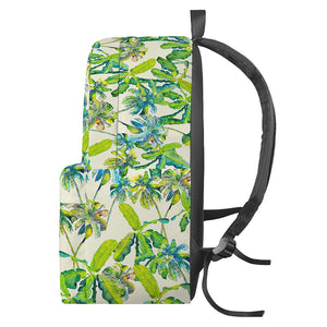 Palm Tree Banana Pattern Print Backpack