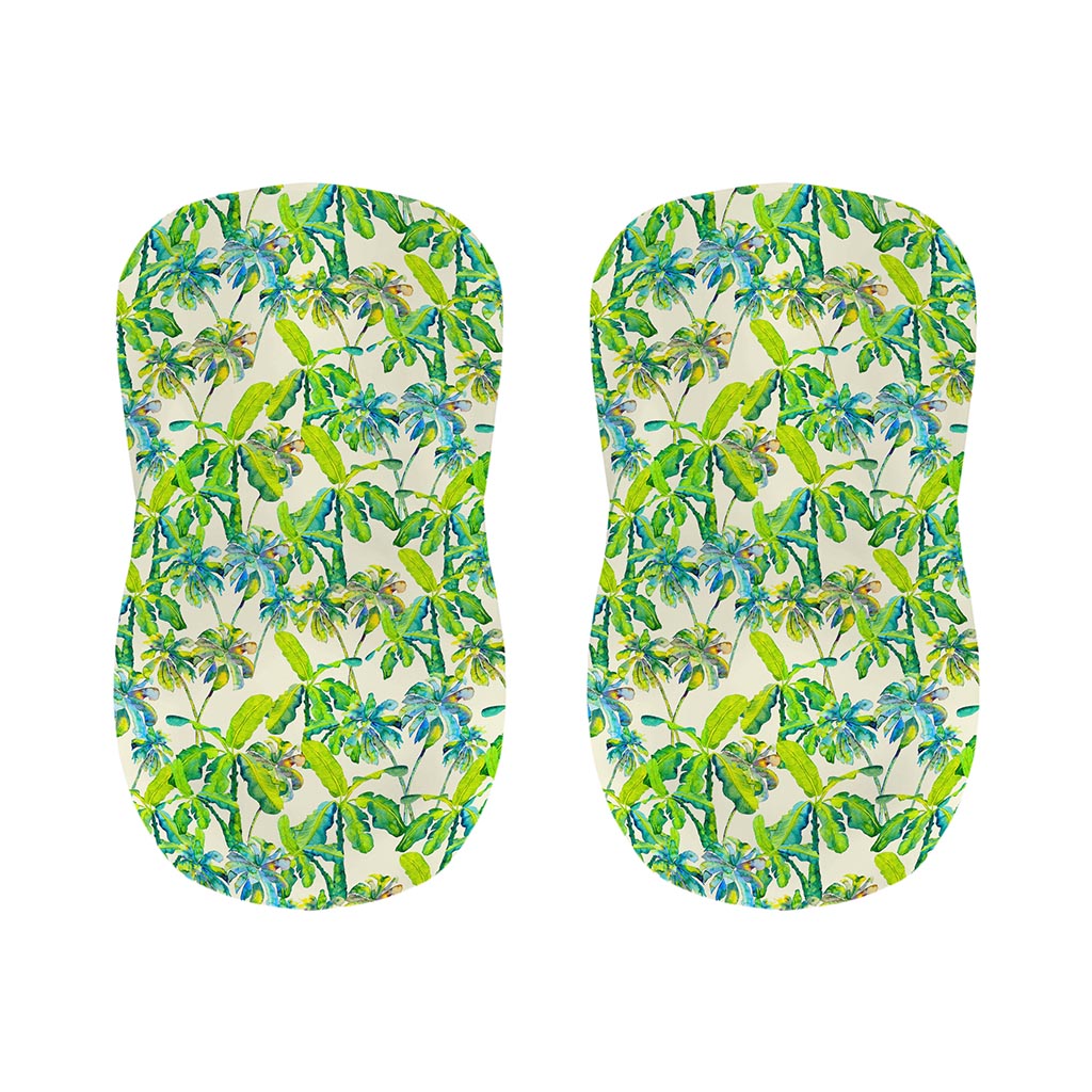 Palm Tree Banana Pattern Print Bar Stool Covers