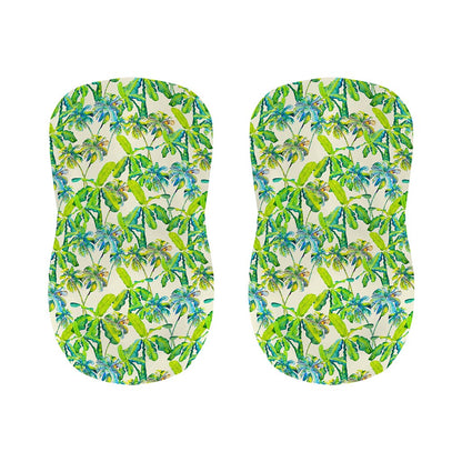 Palm Tree Banana Pattern Print Bar Stool Covers