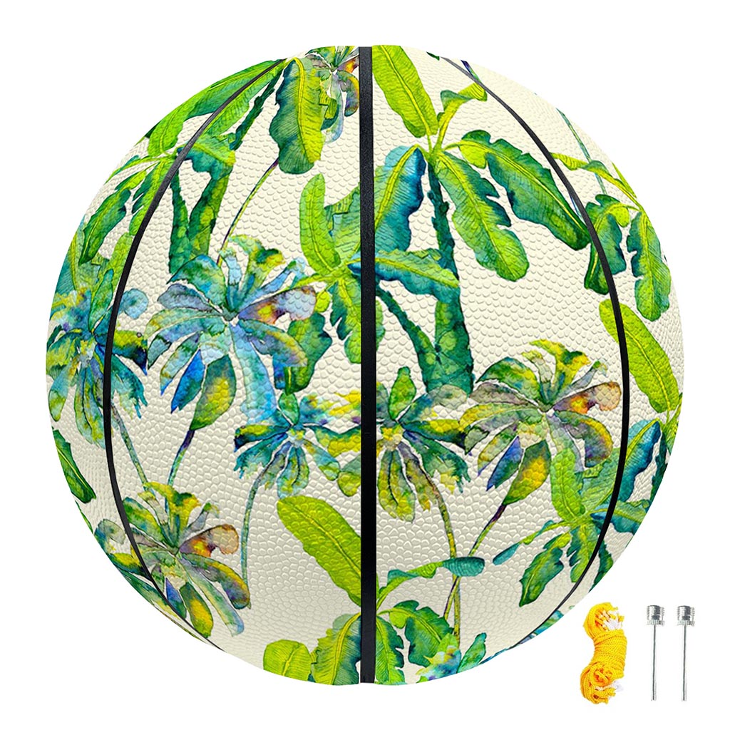 Palm Tree Banana Pattern Print Basketball
