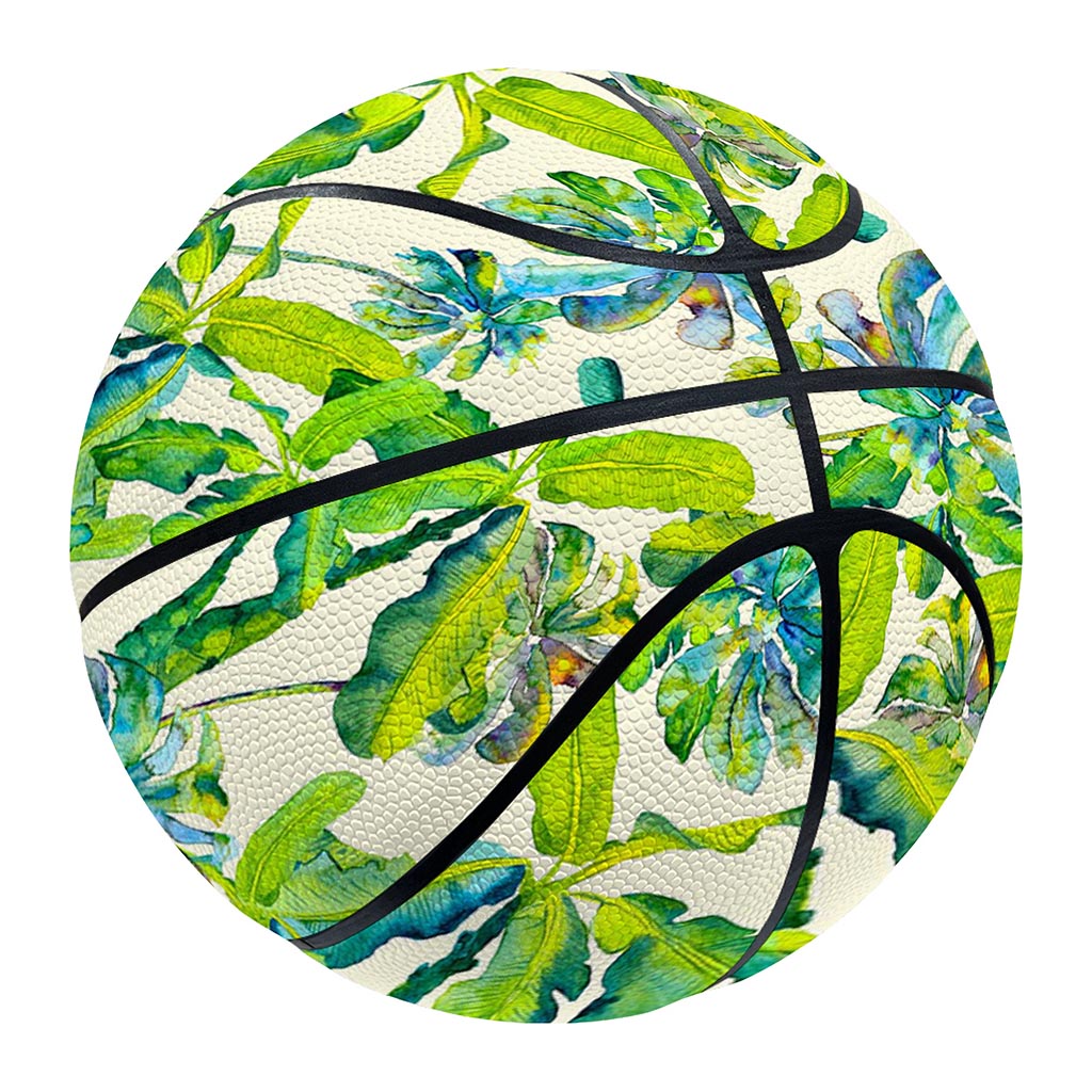 Palm Tree Banana Pattern Print Basketball