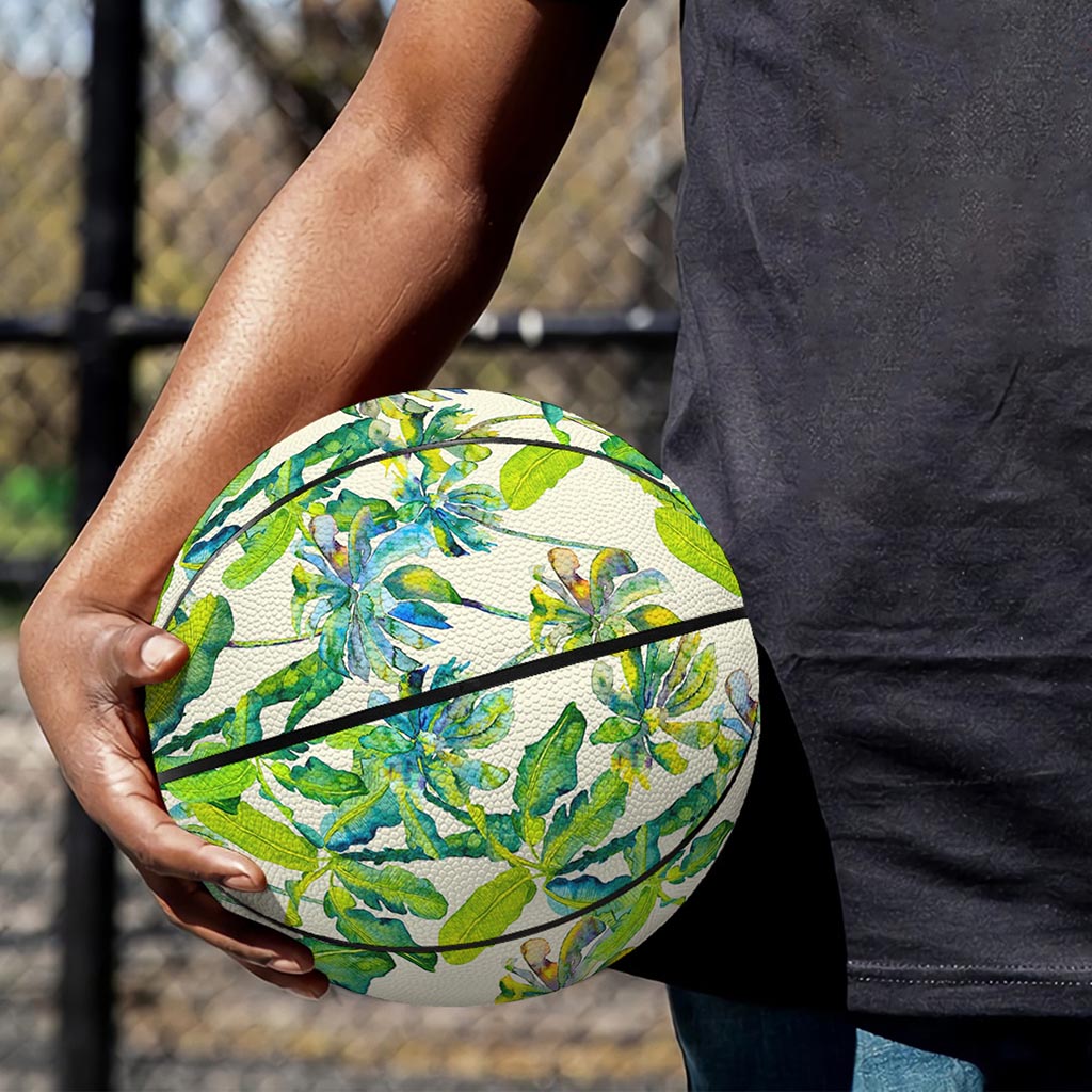 Palm Tree Banana Pattern Print Basketball