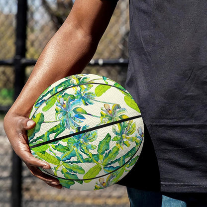 Palm Tree Banana Pattern Print Basketball