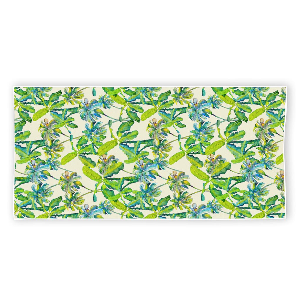 Palm Tree Banana Pattern Print Beach Towel