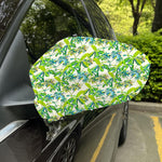 Palm Tree Banana Pattern Print Car Side Mirror Covers